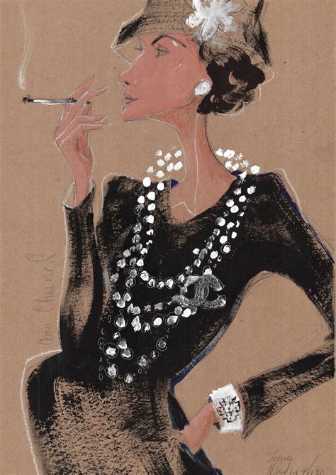 original coco chanel|coco chanel original sketches.